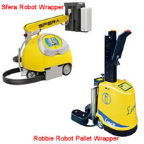 Sfera Robot Pallet Wrapper and the Robbie Robot Wrapper